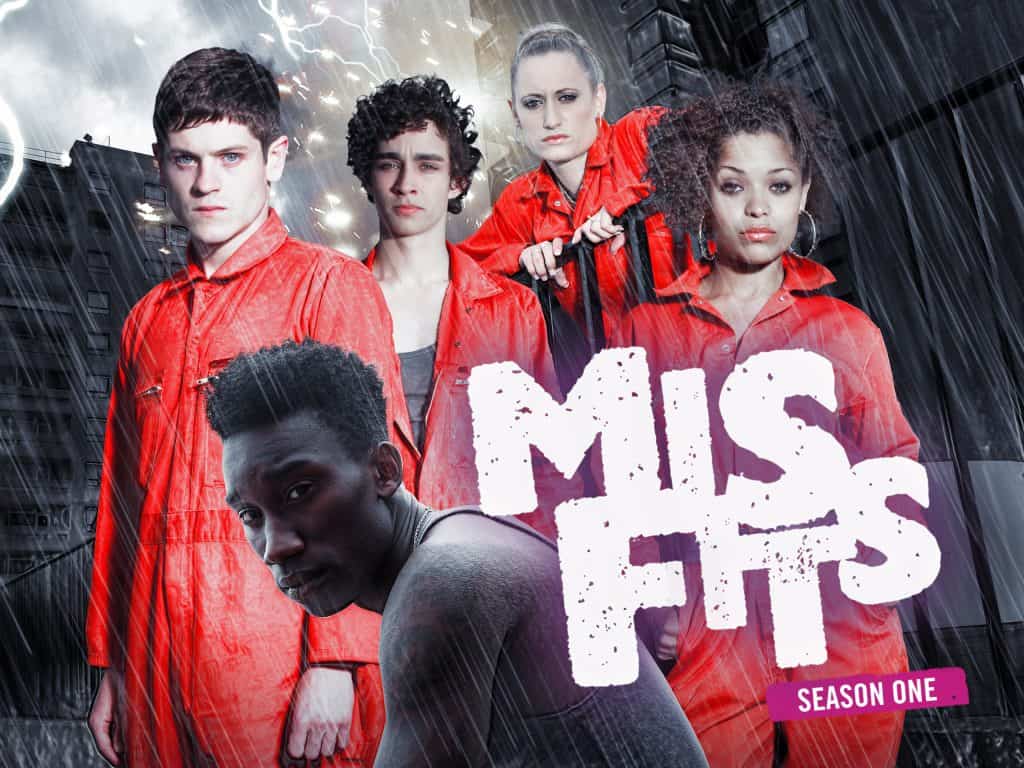 Misfits serie tv in inglese con sottotitoli