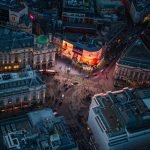 piccadilly circus dall'alto