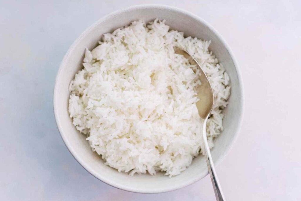 mangiare riso riscaldato